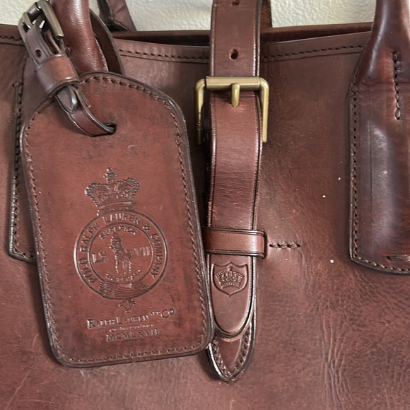 Ralph Lauren leather tote - Picture 2 of 7
